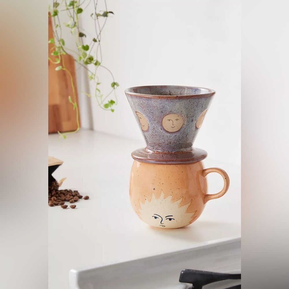 Urban Outfitters Celestial Pour-Over Coffee Set